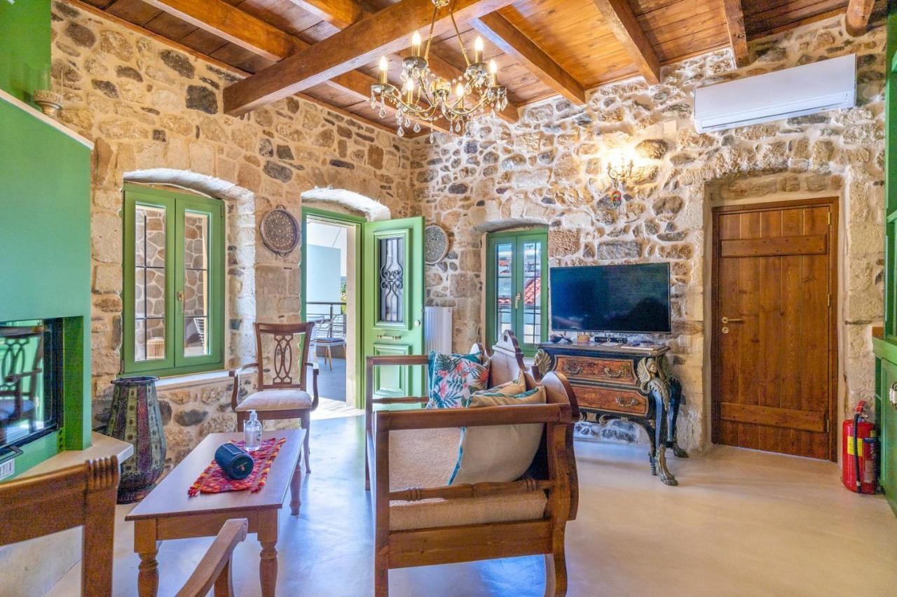 Aggel'S House - Stone House - Private Pool - Courtyard - Countryside Views Βίλα Kato Episkopi Εξωτερικό φωτογραφία